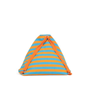 MINI PUFF KIDS MALHÃO TURQUESA/LARANJA