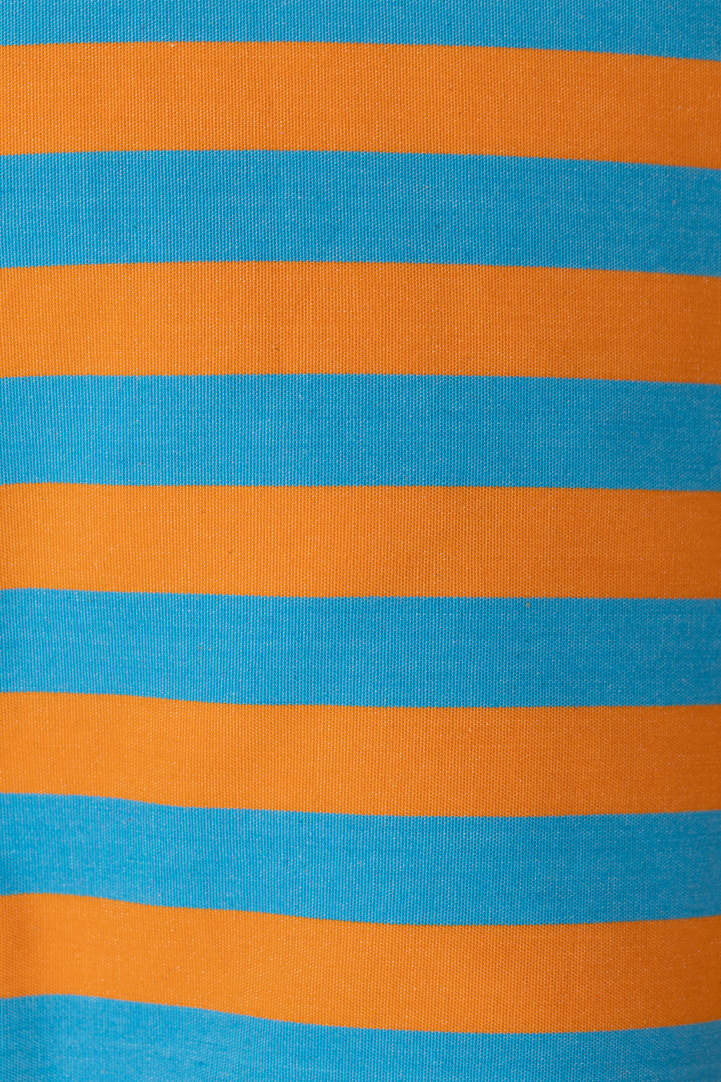 PUFF DE PRAIA MALHÃO TURQUESA/LARANJA - Image 2